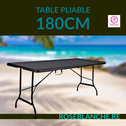 TABLE pliable 180cm coloris...